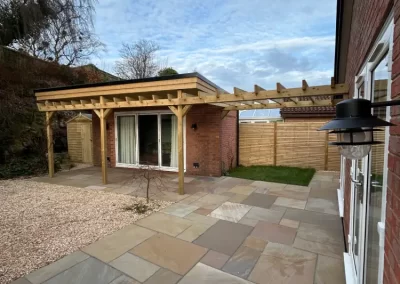 Property remodel, garage conversion and new porch extension