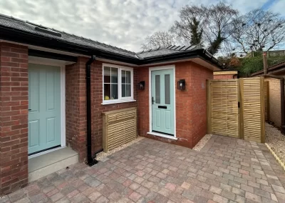 Bungalow porch, garage conversion and remodel in Heswall